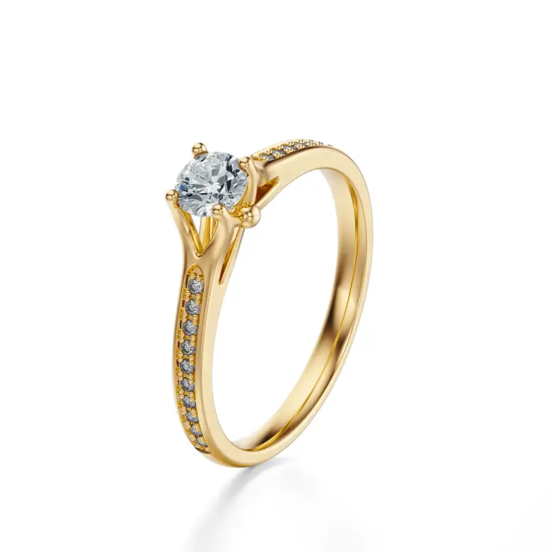 Pierścionek zaręczynowy z diamentami AJPZ_122